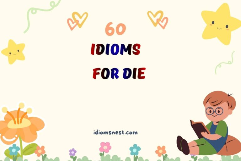 idioms for die