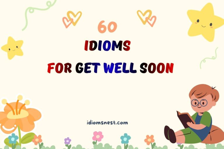 idioms for get well soon