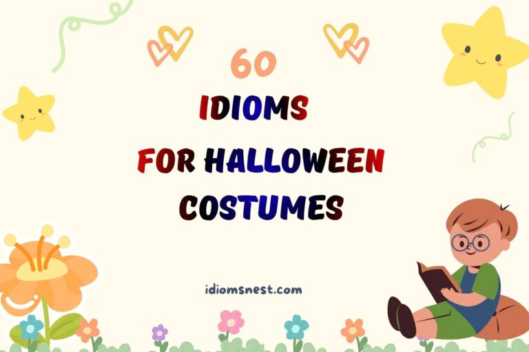 idioms for halloween costumes