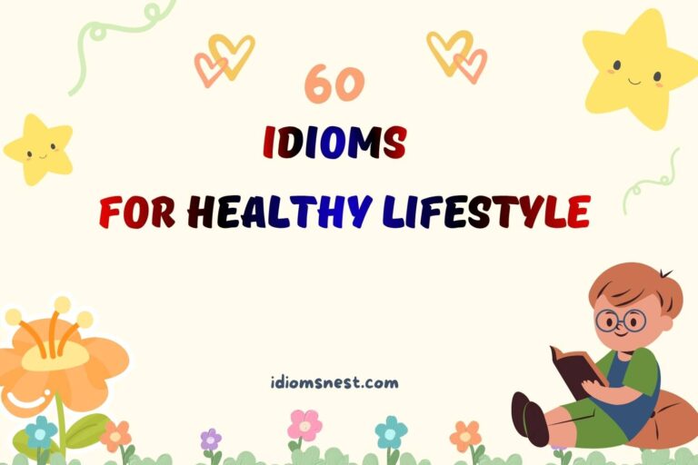 idioms for healthy lifestyle