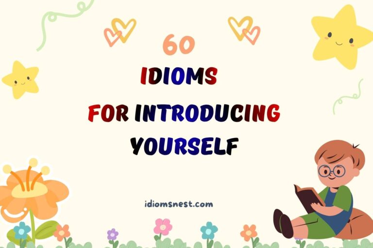 idioms for introducing yourself