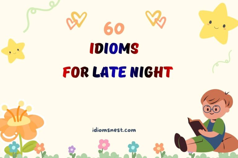 idioms for late night
