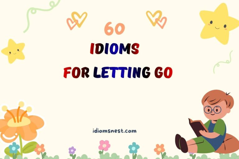 idioms for letting go