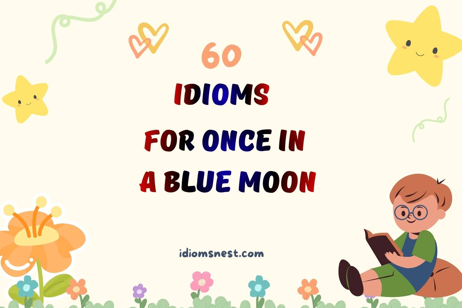 idioms for once in a blue moon