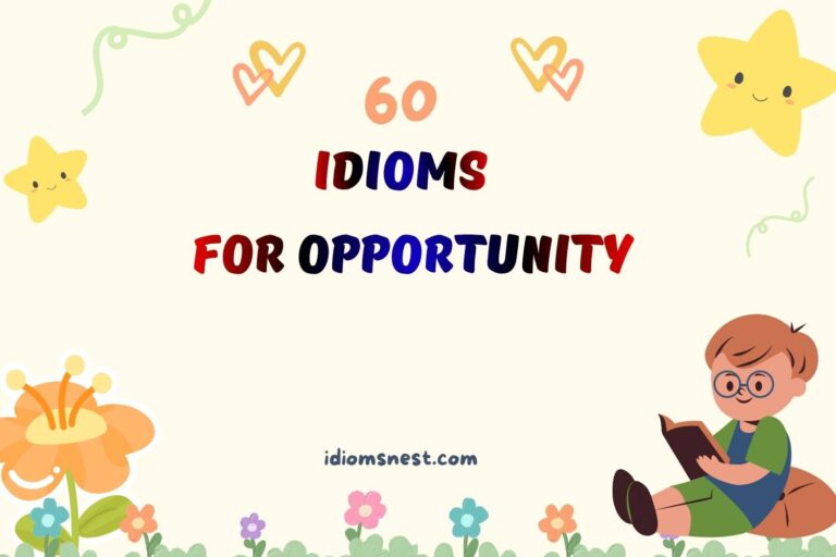 idioms for opportunity