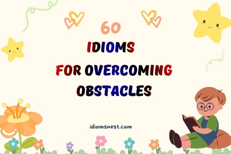 idioms for overcoming obstacles