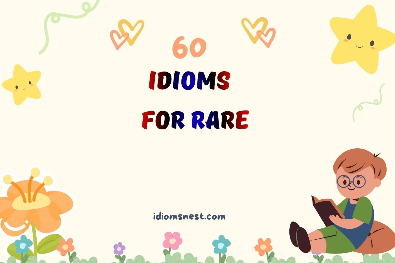 idioms for rare