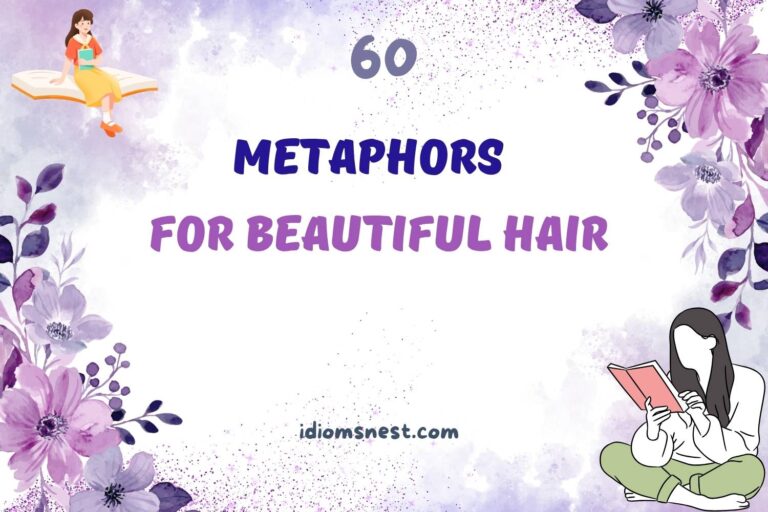 metaphors for beautiful hair