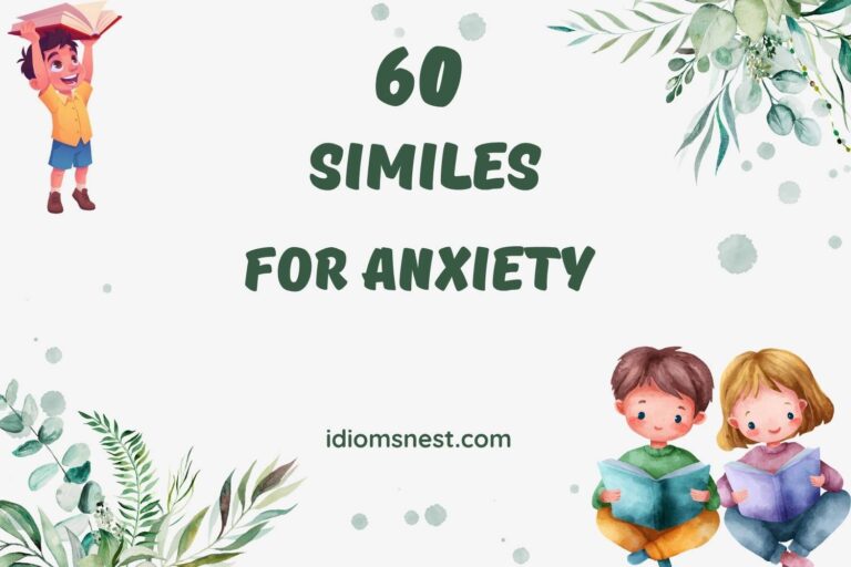 similes for anxiety
