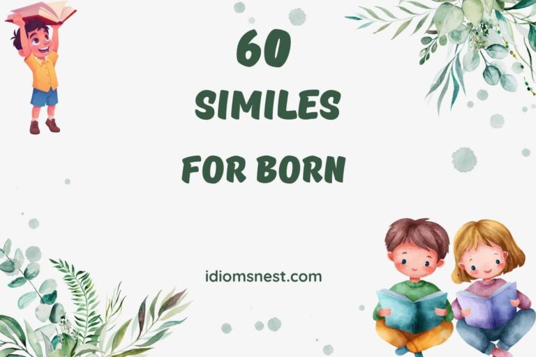 similes for born
