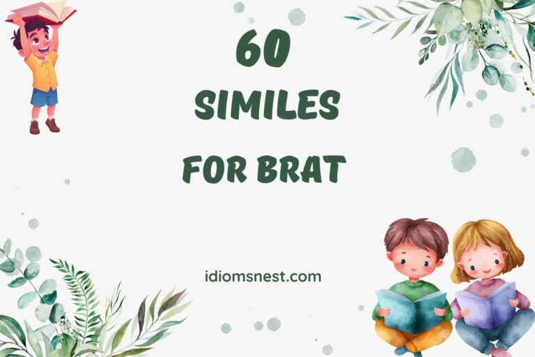 similes for brat